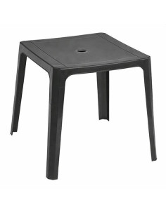 MESA BEACH BAR GRIS OSCURO 70X70 CM 2
