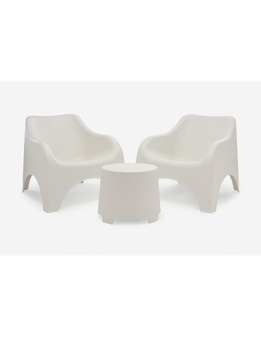 CONJUNTO RESINA CLOUD BLANCO 79,5X81X76