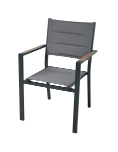 SILLON ALUM/TEXT ROMA 56.5X57.5X 2