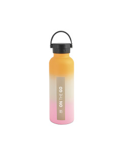 BOTELLA TERMO ON THE GO ROSA DEGRADADA 750 ML 2