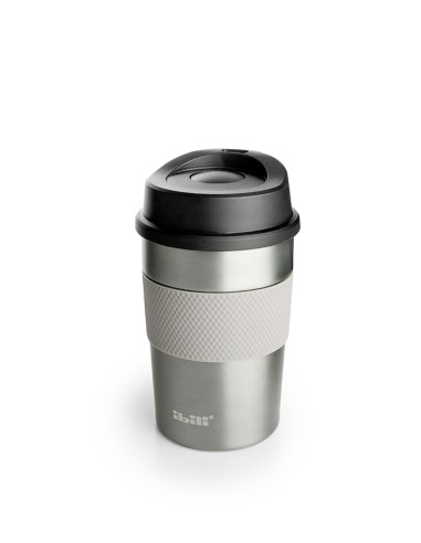 VASO TERMICO DOBLE PARED LUXE TITANIO 360 ML