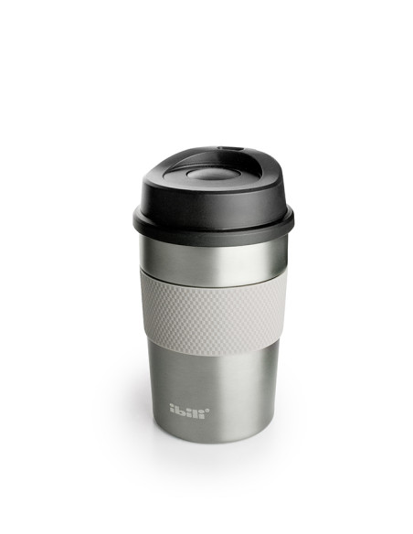VASO TERMICO DOBLE PARED LUXE TITANIO 360 ML