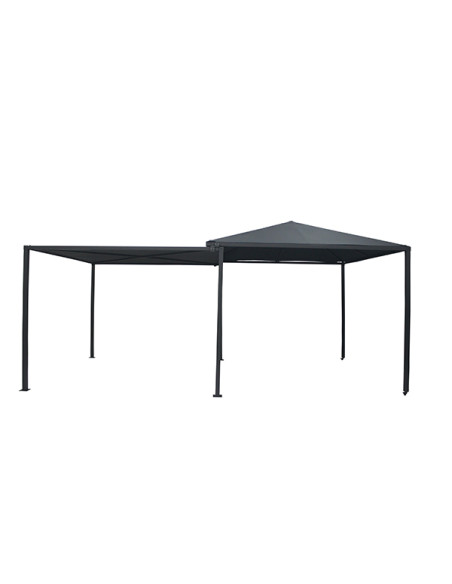 CENADOR EXTENSIBLE ACERO GRIS 3X3 M