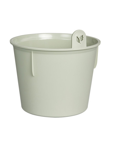 MACETA HIERBAS VERDE RIEGO INTEGRADO 15 CM