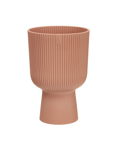 MACETERO PEDESTAL ROSADO 14 CM 2