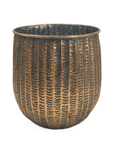 MACETERO METAL DORADO 36X37,5 CM