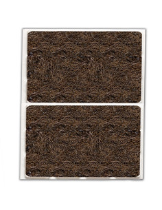 FIELTRO ADHESIVO MARRON BL2 50X100 MM 2