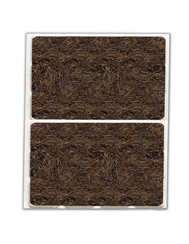 FIELTRO ADHESIVO MARRON BL2 50X100 MM