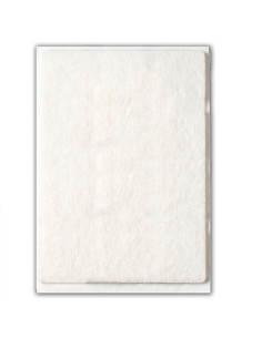 FIELTRO ADHESIVO BLANCO BL1 85X100 MM 2