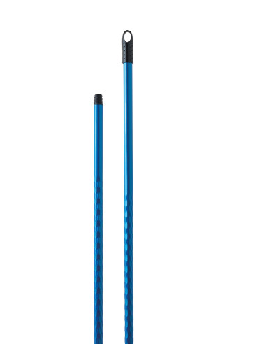 PALO ESCOBA ANTIDESLIZANTE AZUL 140 CM