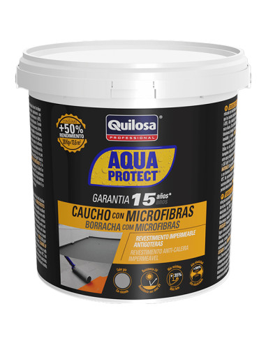 ANTIGOTERAS CAUCHO CON MICROFIBRAS GRIS 5 KG