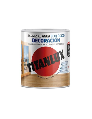 BARNIZ ECO DECO AGUA SAT ROBLE 0,75 L