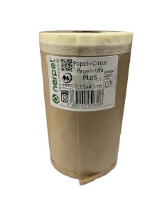 PAPEL KRAFT PLUS C/CINTA 45 M 15 CM 2
