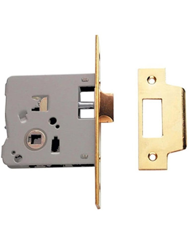 PICAPORTE HIERRO LATONADO 40