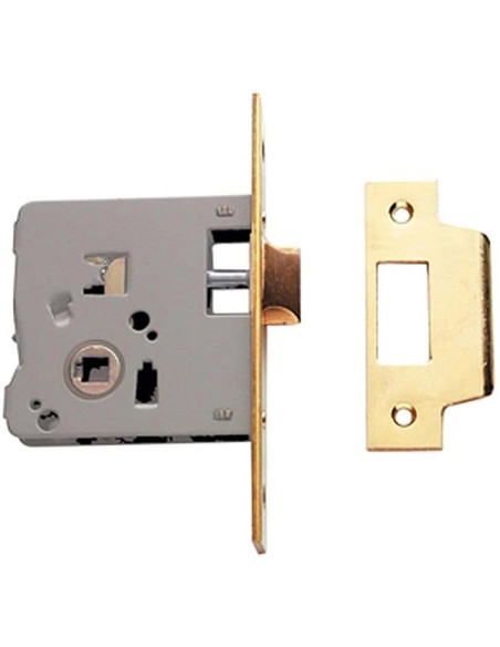 PICAPORTE HIERRO LATONADO 40