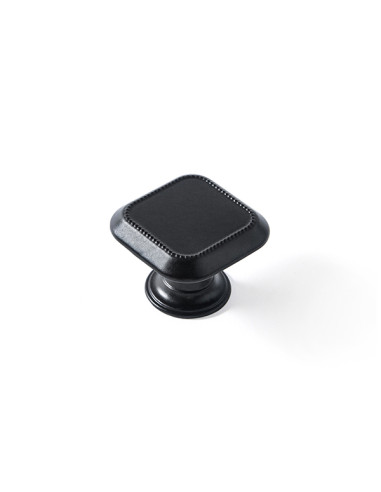 POMO NEGRO MATE ZAMAK 30 MM