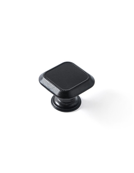 POMO NEGRO MATE ZAMAK 30 MM