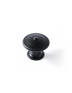 POMO NEGRO MATE ZAMAK 30 MM 2