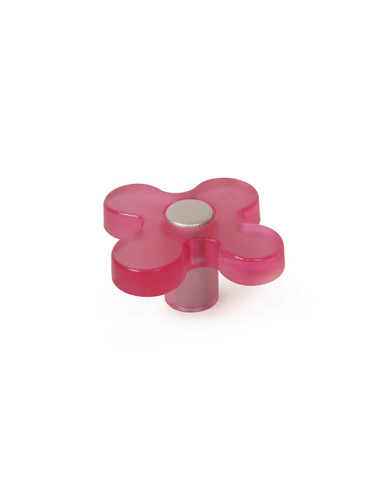 POMO FLOR ALU-MAGENTA 49 MM