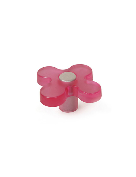 POMO FLOR ALU-MAGENTA 49 MM