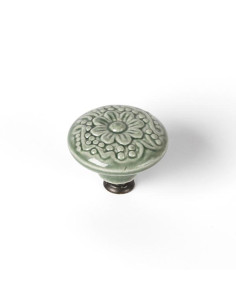 POMO PORCELANA VERDE 44 MM 2