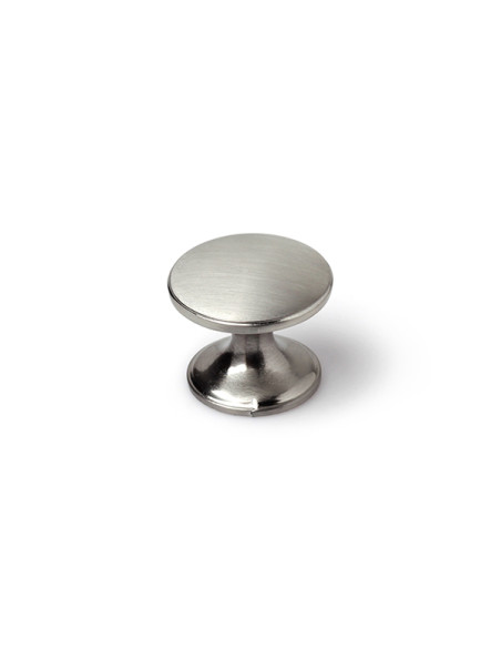 POMO NIQUEL SATINADO ZAMAK 23X30 MM