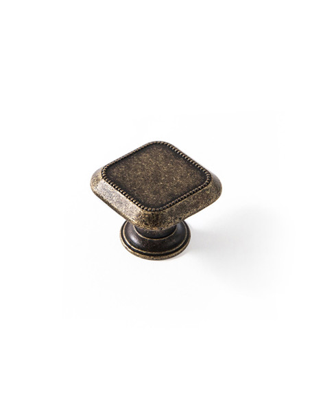 POMO ZAMAK CUERO VIEJO 30 MM