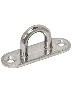 PLACA OVAL C/ANILLA INOX A316 5 MM 2
