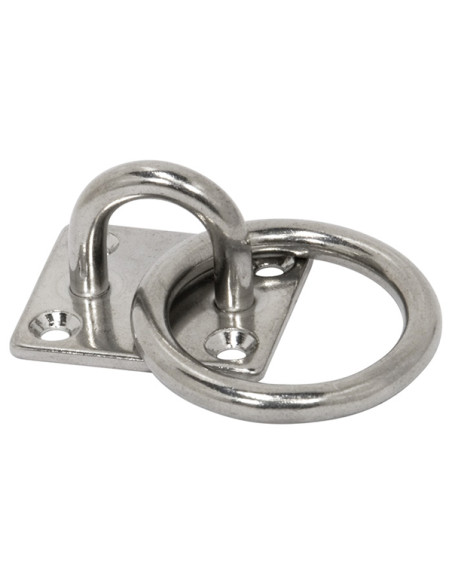 PLACA CUAD. C/A SOLD INOX A316 5 MM