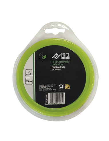 HILO NYLON DESBRO CUADRADO 3MM 15 M