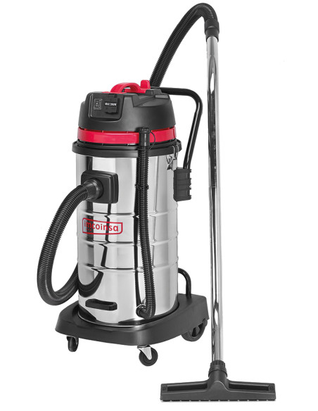 ASPIRADOR INOX AGUA POLVO 60L 1250 W