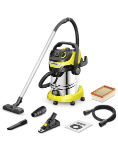ASPIRADOR SECO LIQUIDO 30LT WD6 PS+DCC 1300 W 2