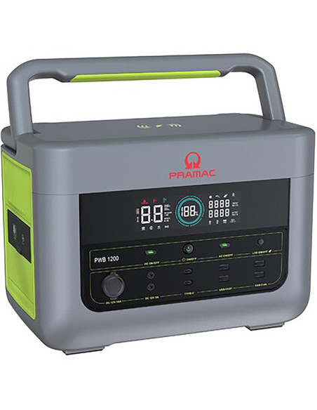 Acumulador de energía portátil Pramac PWB1200 1 kWh – Artigas