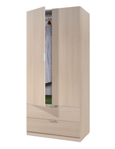 ARMARIO 2PUERTAS+2CAJON.ROBLE 180X81X52 2