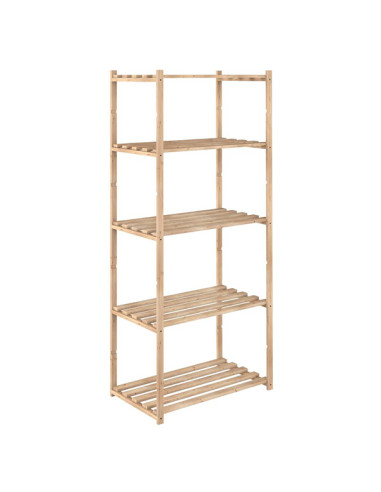 ESTANTERIA MADERA LAMAS 5/B 171X65X40