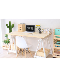 ENCIMERA PINO MACIZO 30mm GROSOR 140X70 CM 2