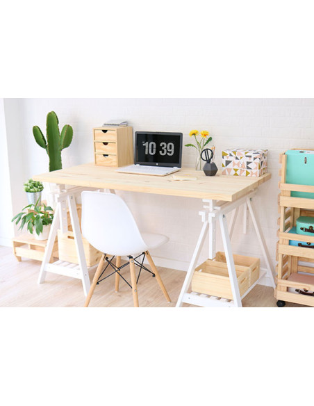 ENCIMERA PINO MACIZO 30mm GROSOR 140X70 CM