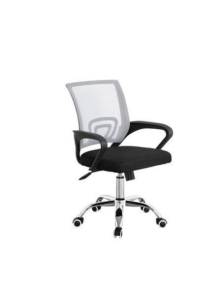 SILLA ESTUDIO MARTINA NEGRO/GRIS