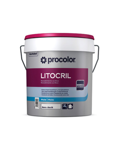 PINTURA FACHADAS LITOCRIL BLANCO BB 15 L