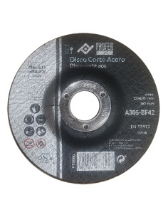 DISCO C ACERO BOMBEADO 230X3 MM 2
