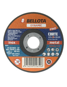 DISCO C METAL/INOX EJE FINO 115X1MM 2