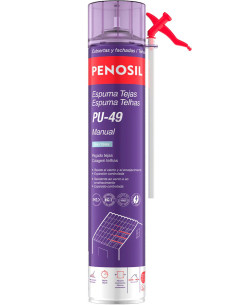 ESPUMA POLIURETANO TEJA CANULA ROJA 750 ML 2