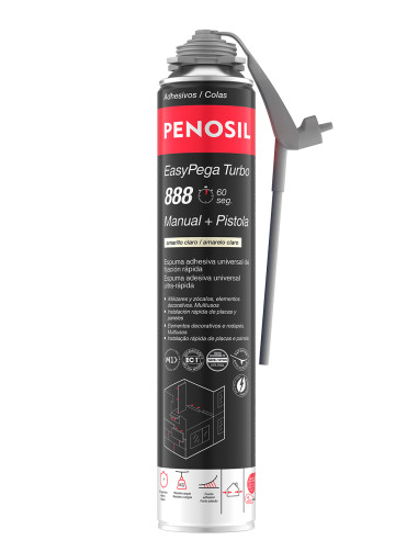 ESPUMA PU EASYPEGA TURBO 888 2 EN 1 750 ML