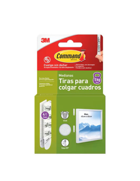 TIRAS ADHESIVAS EXTRAGRANDES 4 JG BLC 9 KG