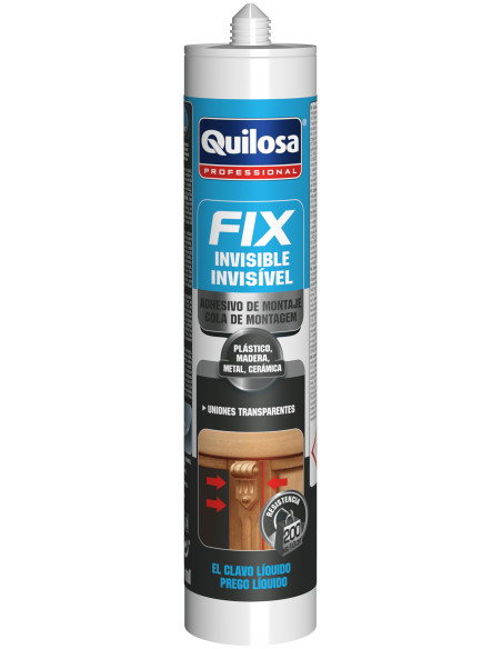 ADHESIVO MONTAJE FIX INVISIBLE TRANS 300 ML