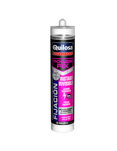 ADHESIVO MONTAJE FIX INVISIBLE TRANS 280 ML