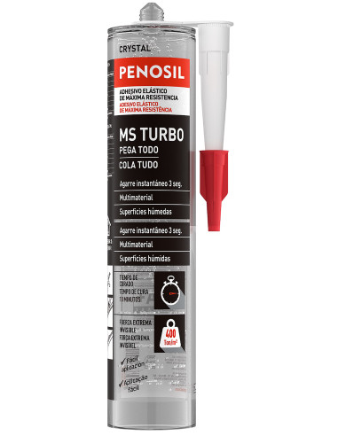 ADHESIVO MONTAJE MS TURBO CRISTAL 290 ML