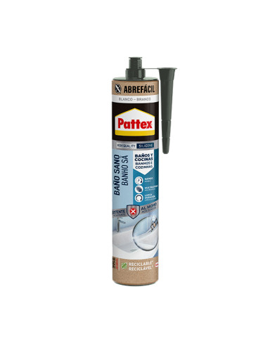 SILICONA CARTUCHO BAÑO BLANCO 280 ML