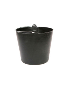 CAPAZO PLASTICO NEGRO ASA METALICA 26 L 2