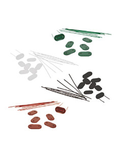 KIT FIJACION CAÑIZO PVC VERDE 26 uds 2